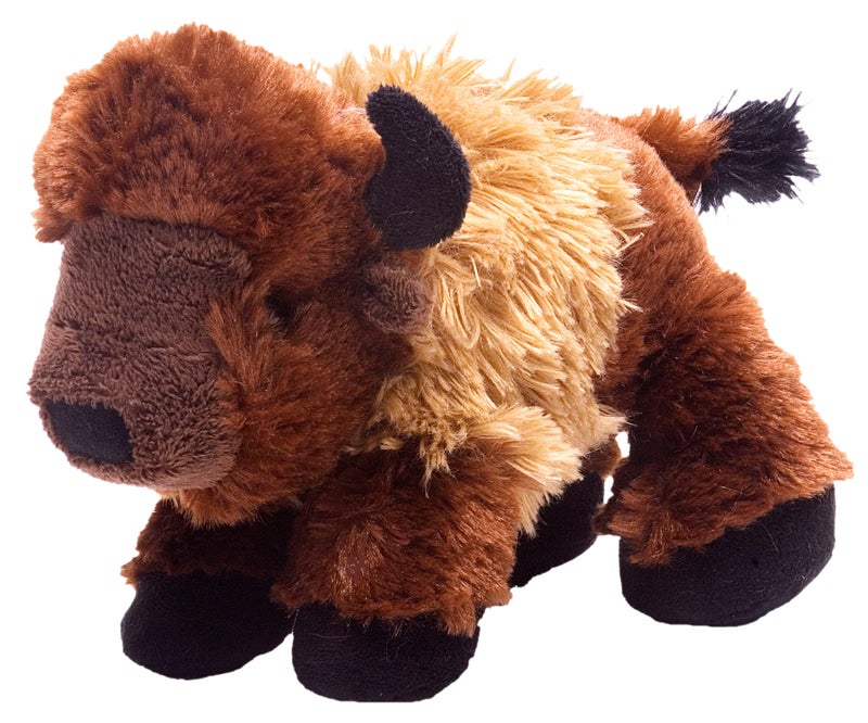 Wild Republic Bison Plush, Stuffed Animal, Plush Toy, Gifts for Kids, Hugâ€™Ems 7"